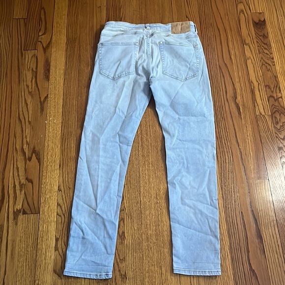 H&M Men’s Light Blue Skinny Low Waist Jeans Size 33/32 - Picture 4 of 7